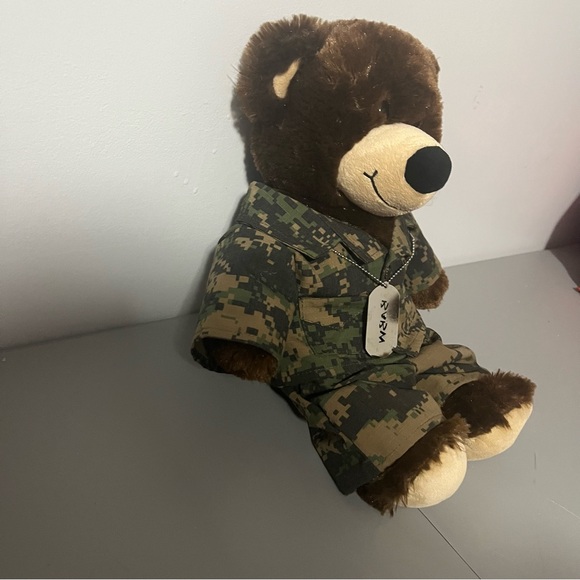 Build-A-Bear Workshop Camo Soldier Plush Teddy Bear 2010 Retired - Picture 2 of 9